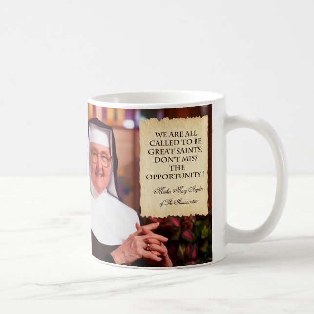 REMEMBERING MOTHER ANGELICA. COFFEE MUG (Right)