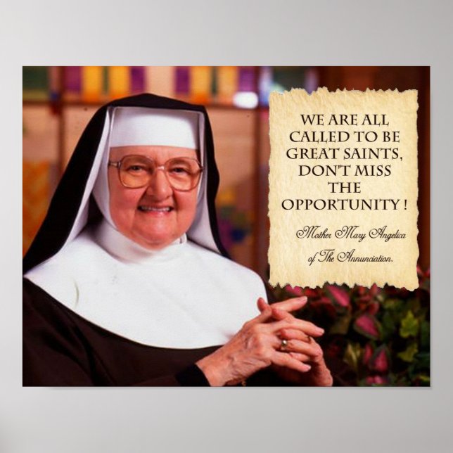 REMEMBERING MOTHER ANGELICA. POSTER (Front)