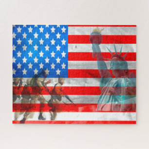 Remembering our Vetrans world war Two Jigsaw Puzzle