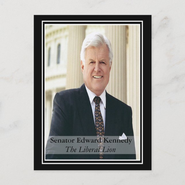 Remembering Ted Kennedy Postcard (Front)