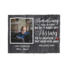 Remembering You Memorial Quote Personalized Photo