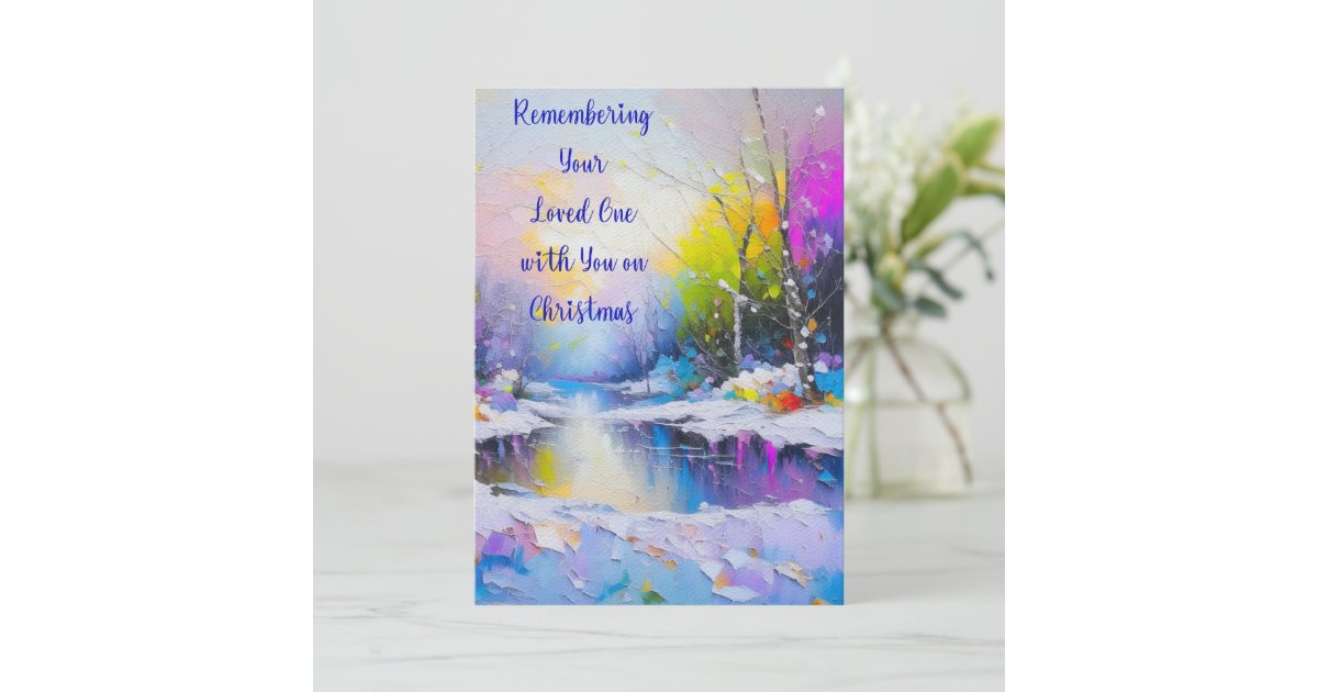 Christmas Card for Remembering Loved Ones