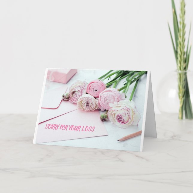 REMEMBERING YOUR LOVED ONE IN TIME OF LOSS CARD (Front)