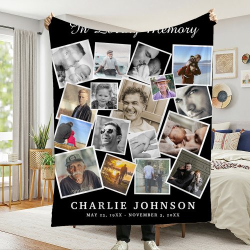 Remembrance 17 Photo Collage Funeral Memorial