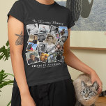 Remembrance 17 Photo Collage Funeral Memorial T-Shirt<br><div class="desc">Create your own photo collage 'IN LOVING MEMORY' t-shirt to wear as a tribute at a funeral or memorial service. Featuring 17 square framed pictures of your choice, their name and dates. Photo Tip: Crop and resize your pictures before uploading ensuring that the subject is in the centre for best...</div>