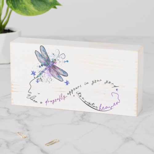 RemembranceBereavement  Wooden Box Sign