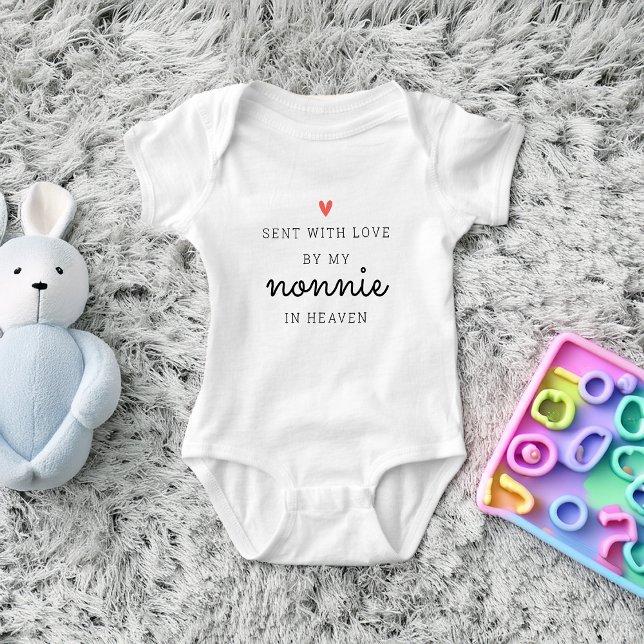 Remembrance By My Personalized In Heaven Baby Bodysuit (Remembrance By My Personalized In Heaven Baby Bodysuit)