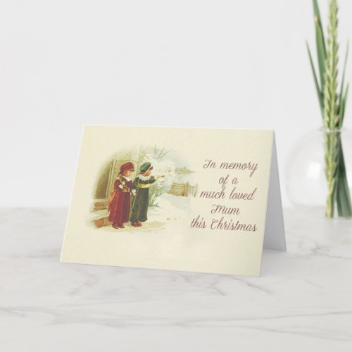 Remembrance Christmas card for Mom