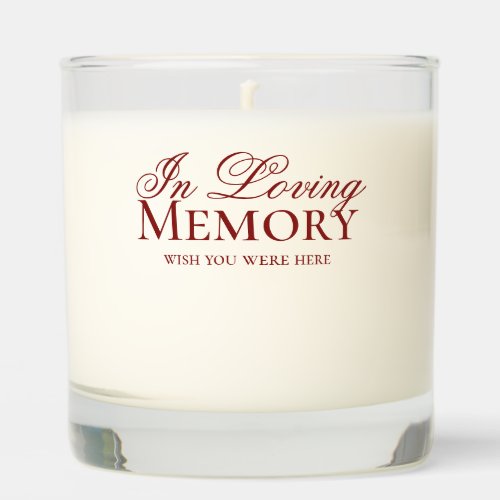 Remembrance Classic Red In Loving Memory Wedding