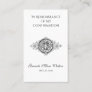 Remembrance Confirmation Gold Dove Cross Lily Business Card