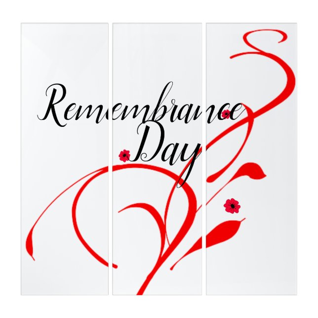 Remembrance Day : A Red Poppy Day Triptych (Front)