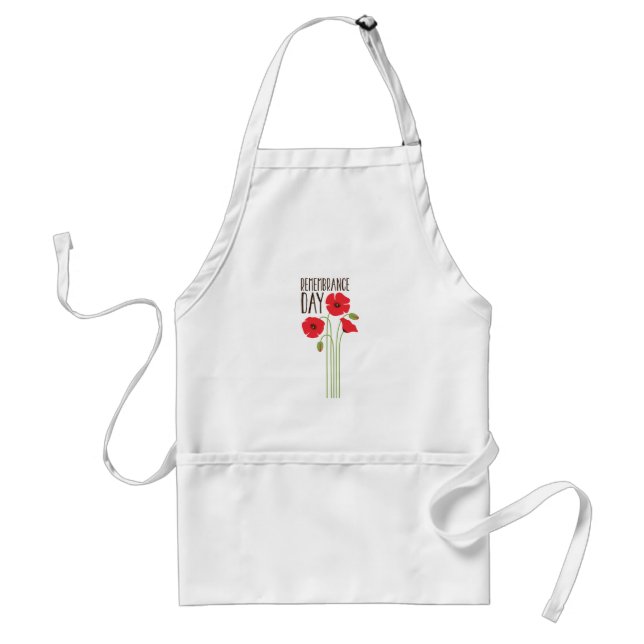Remembrance Day Adult Apron (Front)