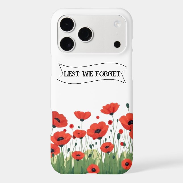 Remembrance Day phone case (Back)