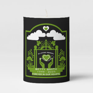  Remembrance Funeral Gift For A Nurse Pillar Candle