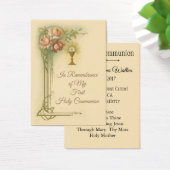 Remembrance Holy Card Chalice First Holy Communion (Desk)