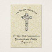 Remembrance Holy Card Child First Holy Communion (Front)