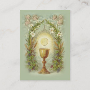 Remembrance Holy Card for First Holy Communion