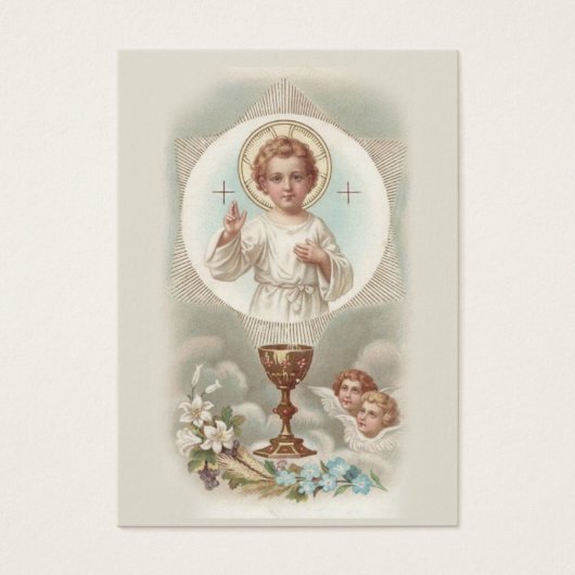 Remembrance Holy Card Jesus First Holy Communion (Front)