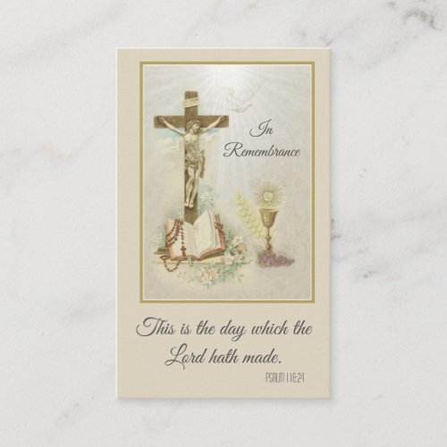 Remembrance Holy Cards Profession Faith RCIA 100