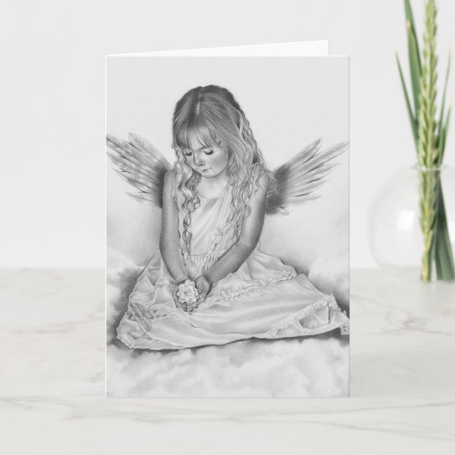 Remembrance Little Angel Card (Front)