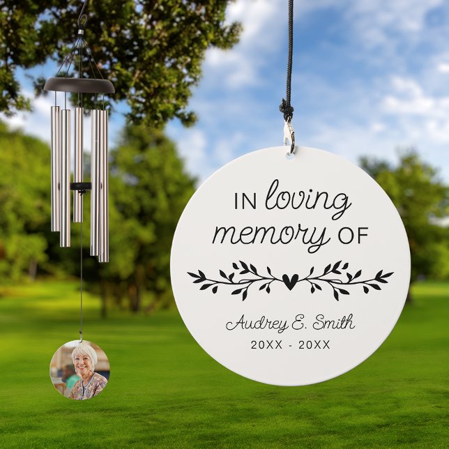 Remembrance Loving Memory Keepsake Photo Wind Chime (Remembrance Loving Memory Keepsake Photo Wind Chime)