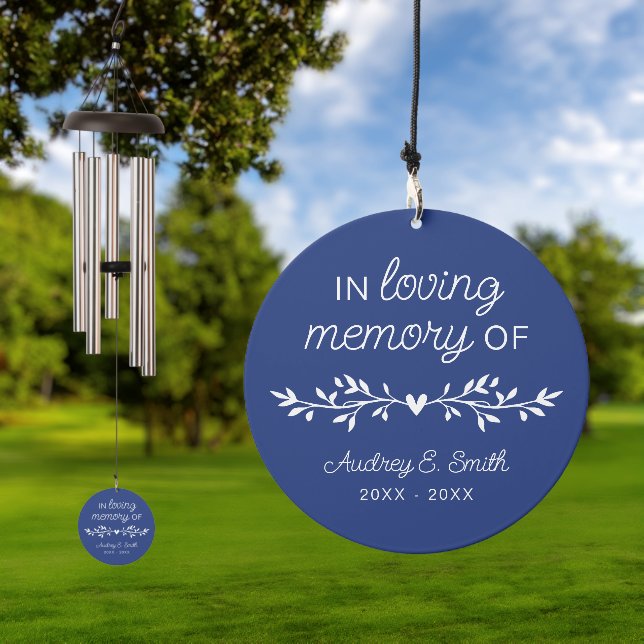 Remembrance Loving Memory Keepsake Wind Chime (Outdoor)