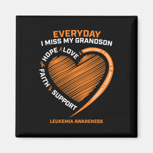 Remembrance Loving Memory Of My Grandson Leukemia Magnet