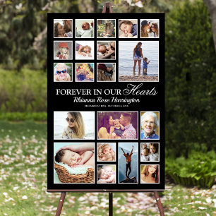 Remembrance Memorial Photo Collage Foam Board