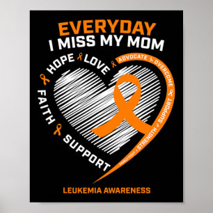 Remembrance Mother Loving Memory Of Mom Leukemia A Poster