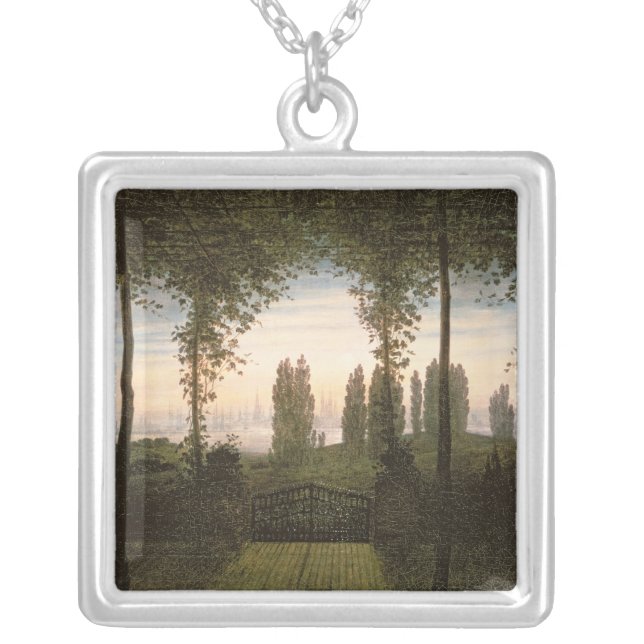 Remembrance of Johann Bremen Silver Plated Necklace (Front)