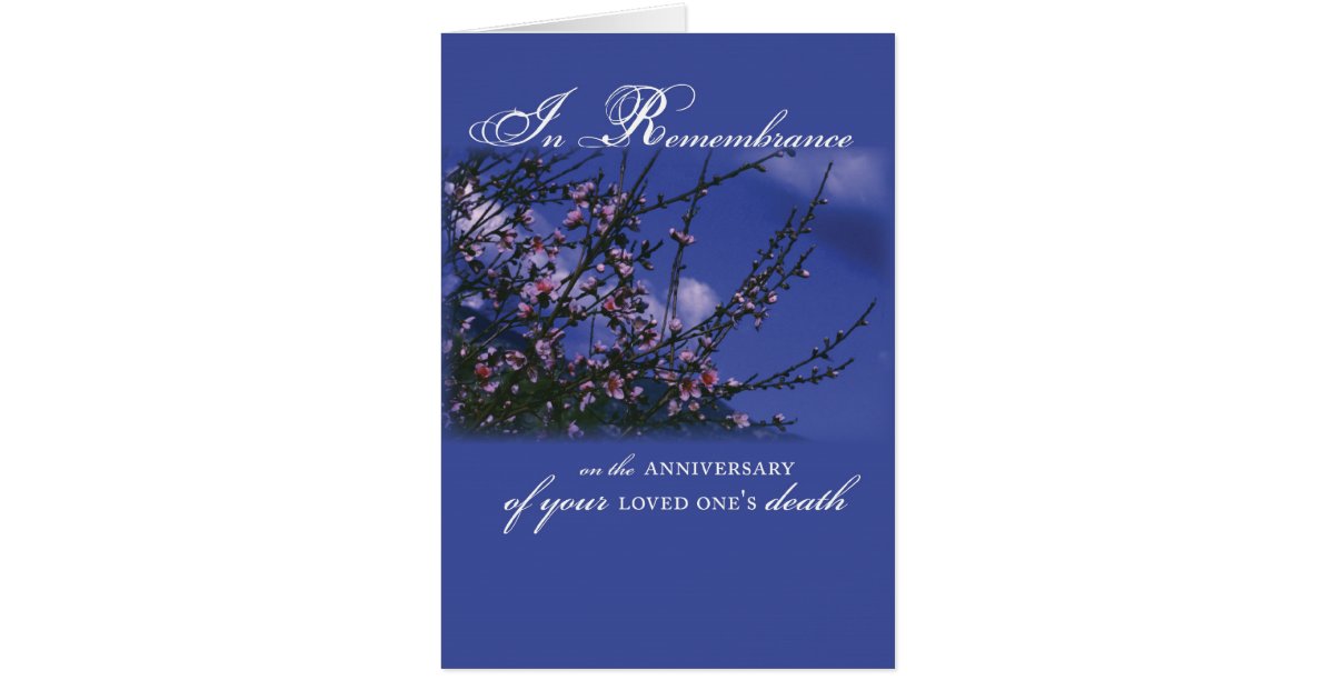 Inspirational 90 Anniversary Of A Loved One's Death Card