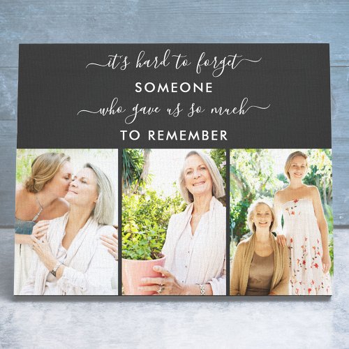 Remembrance Photo Collage Someone to Remember Canvas Print