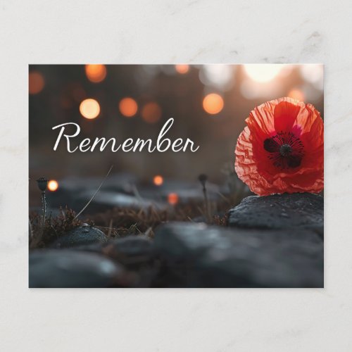 Remembrance Postcard