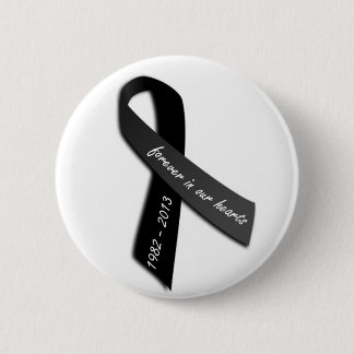 Remembrance Ribbon Pinback Button