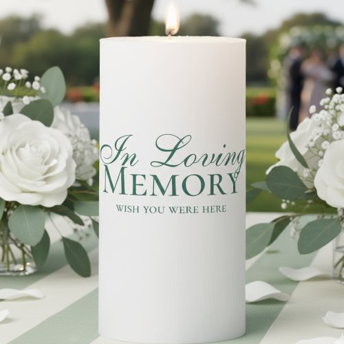 Remembrance Sage Green In Loving Memory Wedding