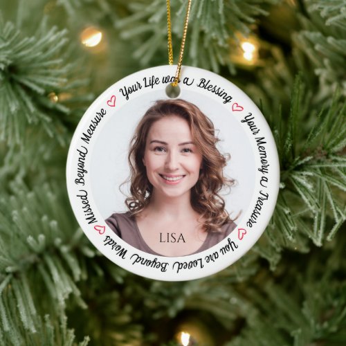 Remembrance Sympathy Keepsake Memorial Photo 