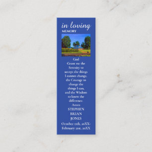 Remembrance Sympathy Painting Prayer Card