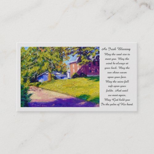 Remembrance Sympathy Picture Prayer Card