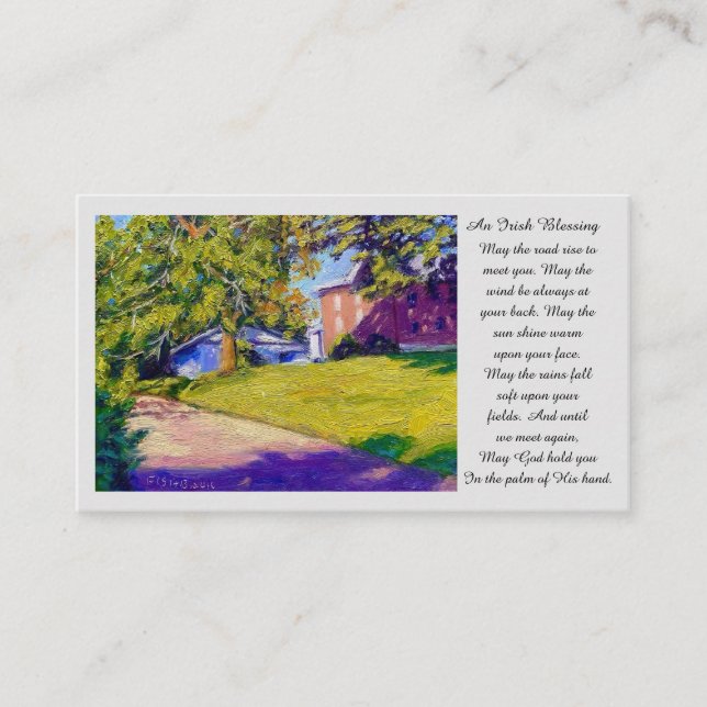 Remembrance Sympathy Picture Prayer Card (Front)
