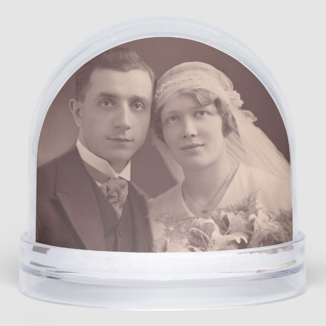 Remembrence Wedding FAVORS Snow Globe (Front)