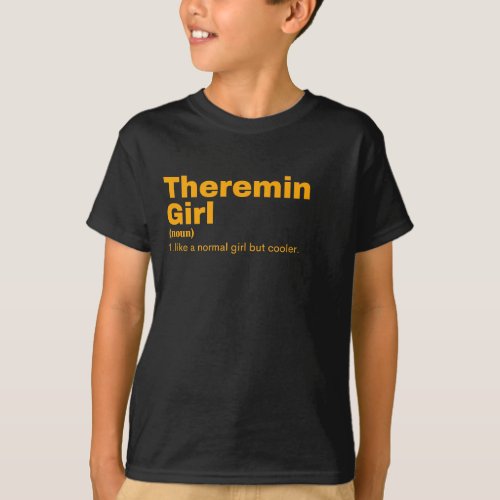 remin  Girl _ Theremin  T_Shirt
