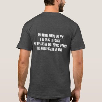 Remind The Few T-shirt by ThinBlueLineDesign at Zazzle