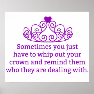 Princess Tiara Posters | Zazzle