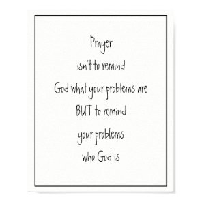 Remind Your Problems who God is Inspirational   Poster