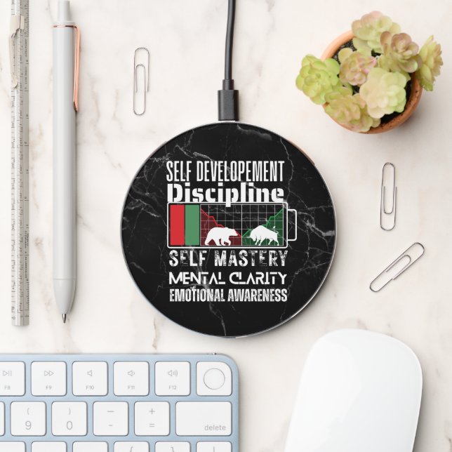 Reminder and motivation | Forex mindset | Marble Wireless Charger (Desk)