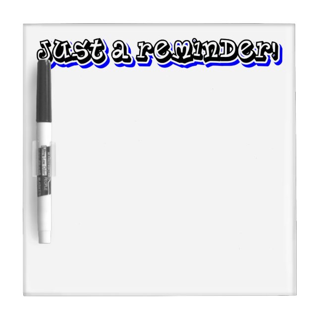 Reminder!_Dry Erase Board (Front)