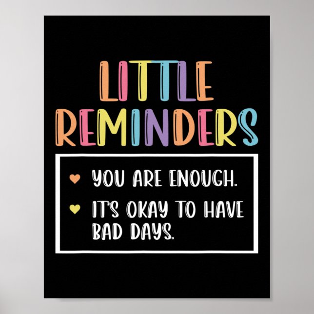 Reminder Mental Health Counselor 1  Poster (Front)