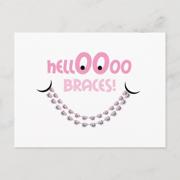 Reminder Orthodontic Appointment Braces Postcard Zazzle