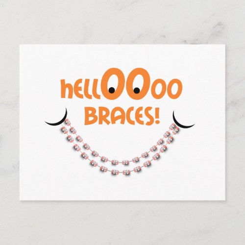 Reminder Orthodontic Appointment Hello Braces Tang Postcard