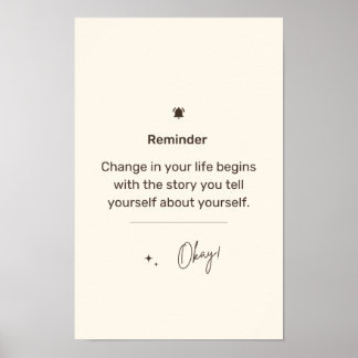 Reminder Poster